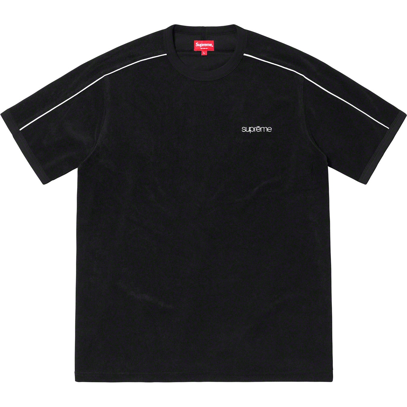 Shoulder Stripe Terry S/S Top view 5